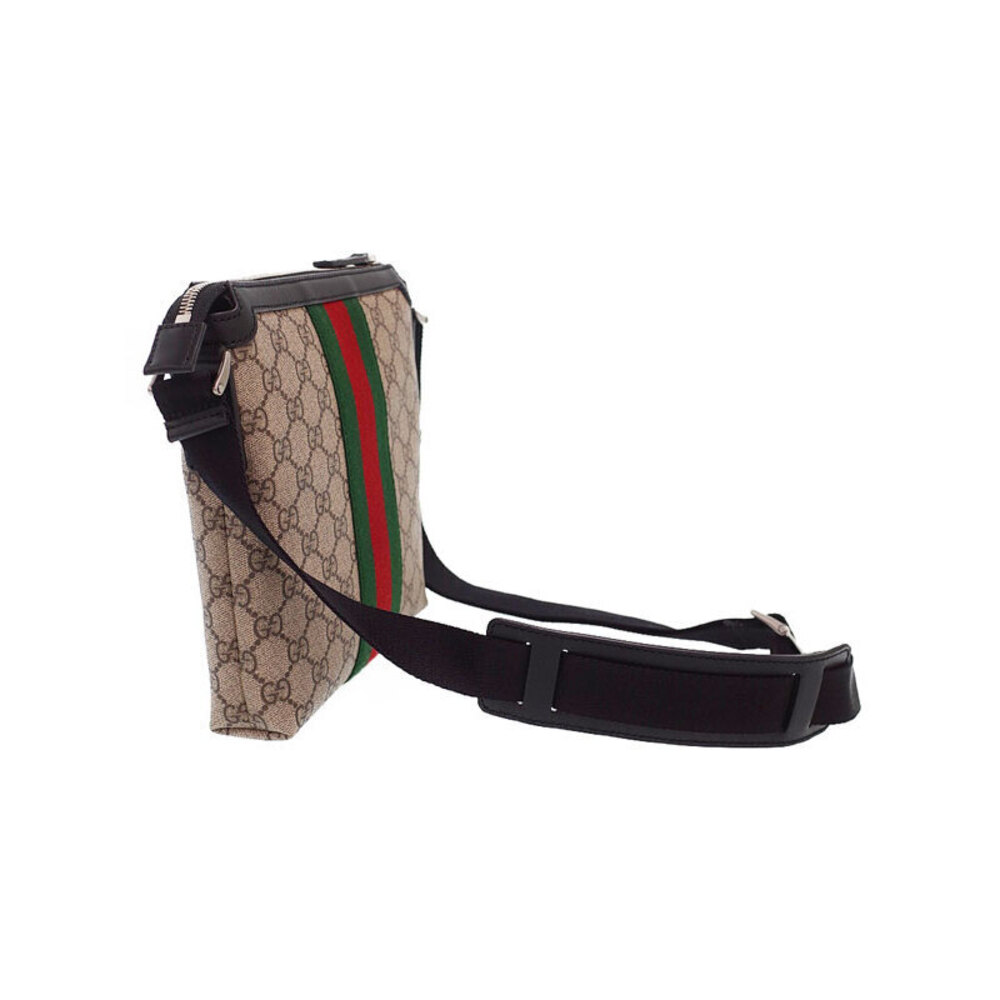 Gucci Messenger GG Shoulder Supreme Sherry Line Flat Bag